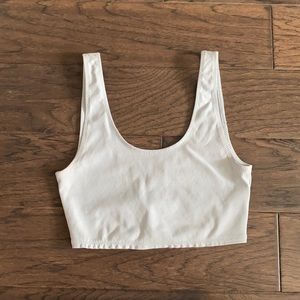 Light blue Aritzia crop top